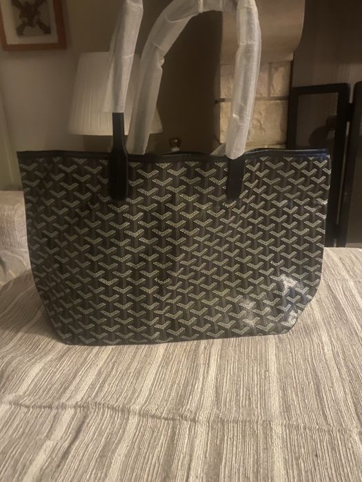 Mala goyard preta e cinzenta