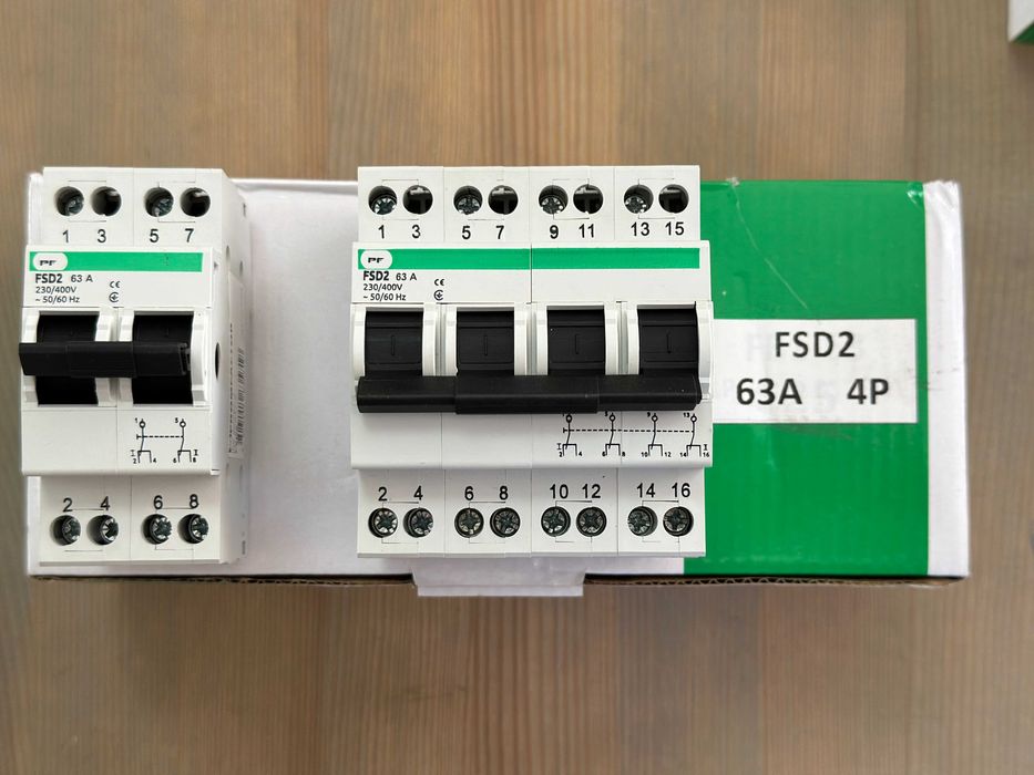 Переключатель нагрузки 2p 63А 1-0-2 FSD2 Промфактор ( FSD22063 )