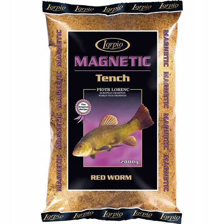 Zanęta Lorpio Magnetic Tench Lin Red Worm 2kg