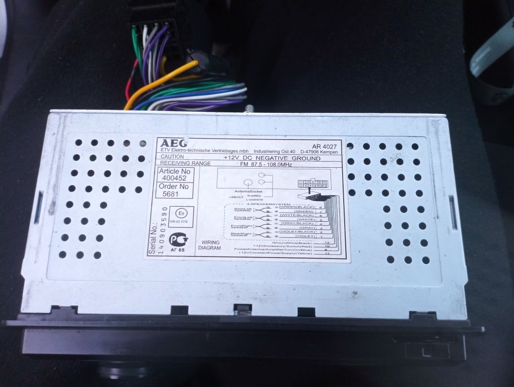 Radio AEG AR4926