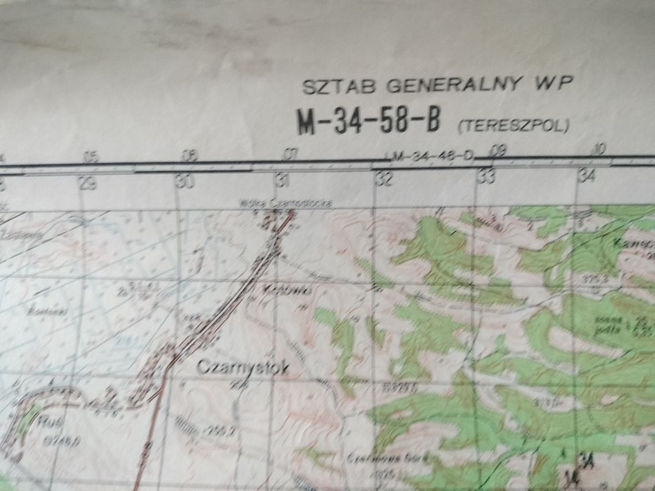 Stare mapy wojskowe topograficzne