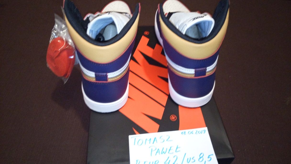 Nike Jordan 1 Retro High OG Defiant SB LA to Chicago r. 42 CD6578,-507