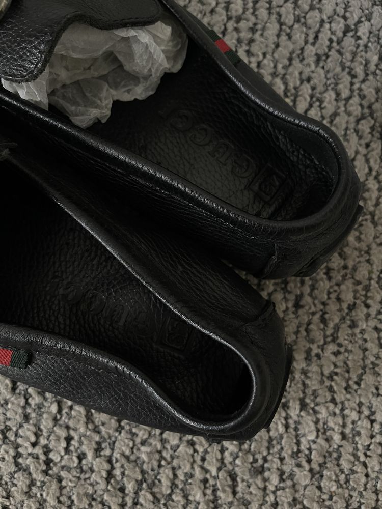 Gucci мокасини лофери шкіра кожа 43