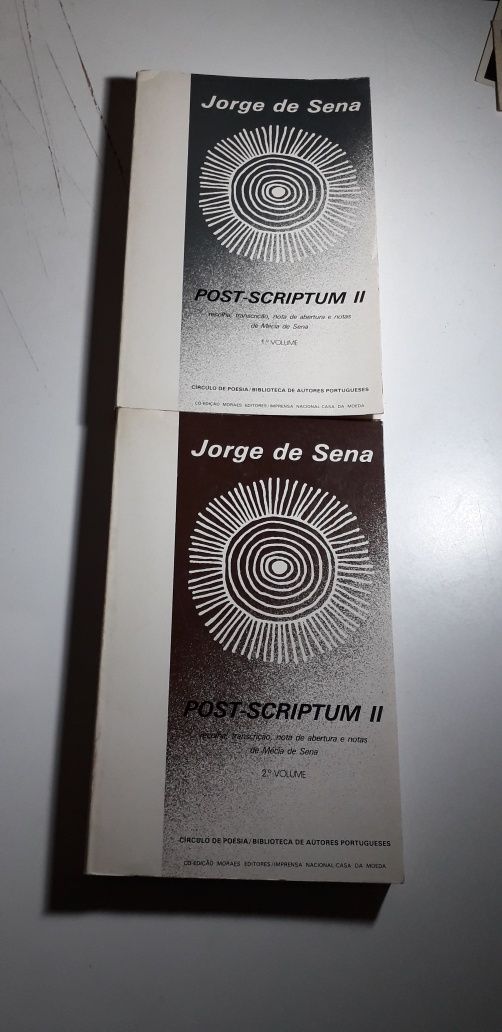 Post-Scriptum II - Jorge de Sena (Volumes I e II)