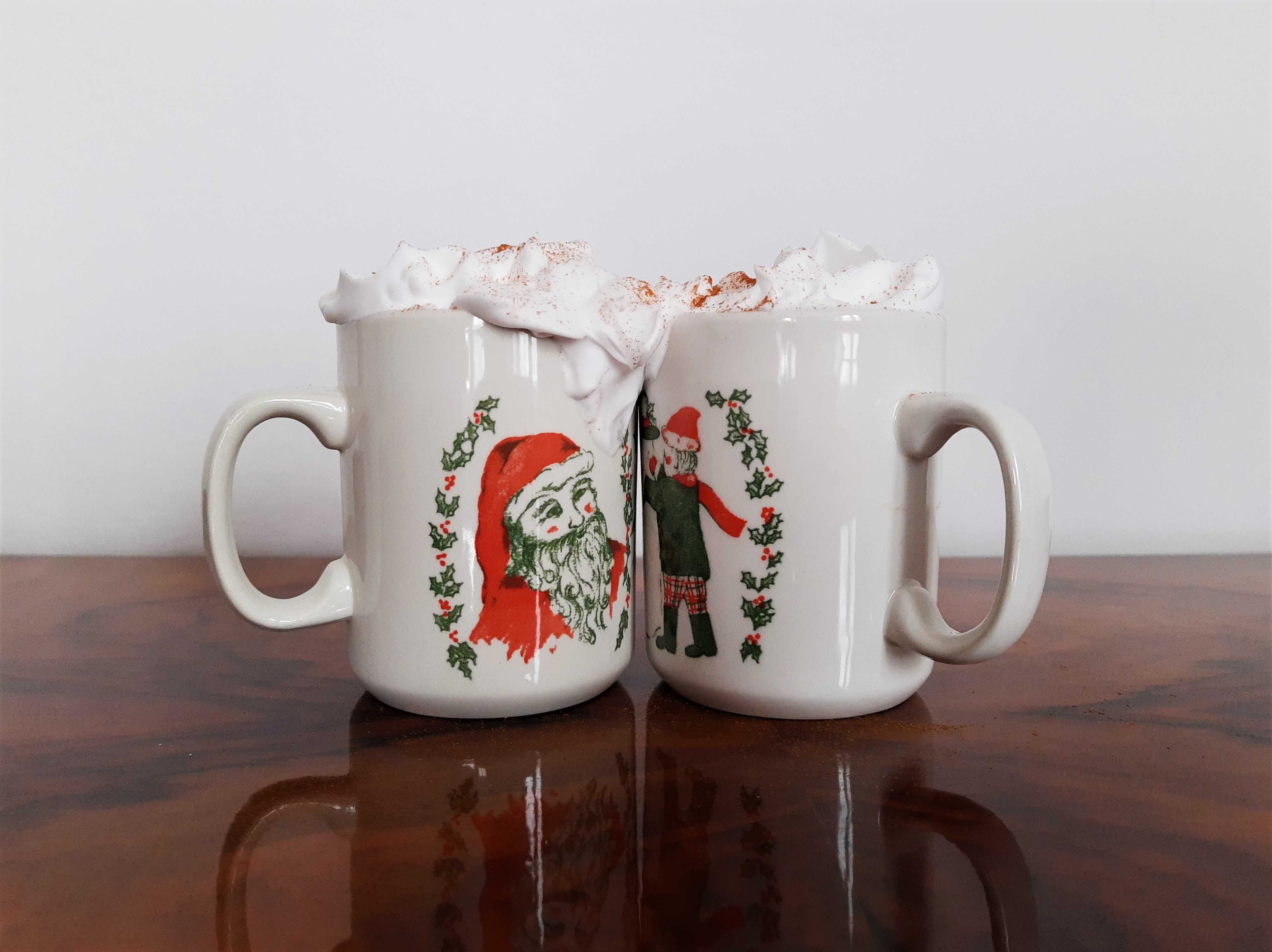 Kubek Kubki Świąteczne Britain Lata 70 Merry Christmas Vintage Retro