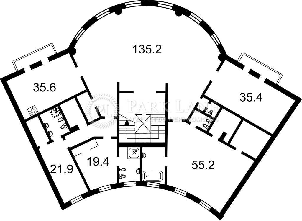 Продам 376м2 без % клубний будинок Renaissance Residence Добролюбова 4