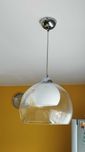 Lampa wisząca podwójny klosz