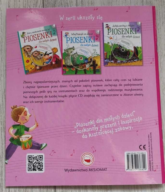 Książka z płytą-Piosenki dla małych dzieci, J.Bernat, J.Toruń-Czernek