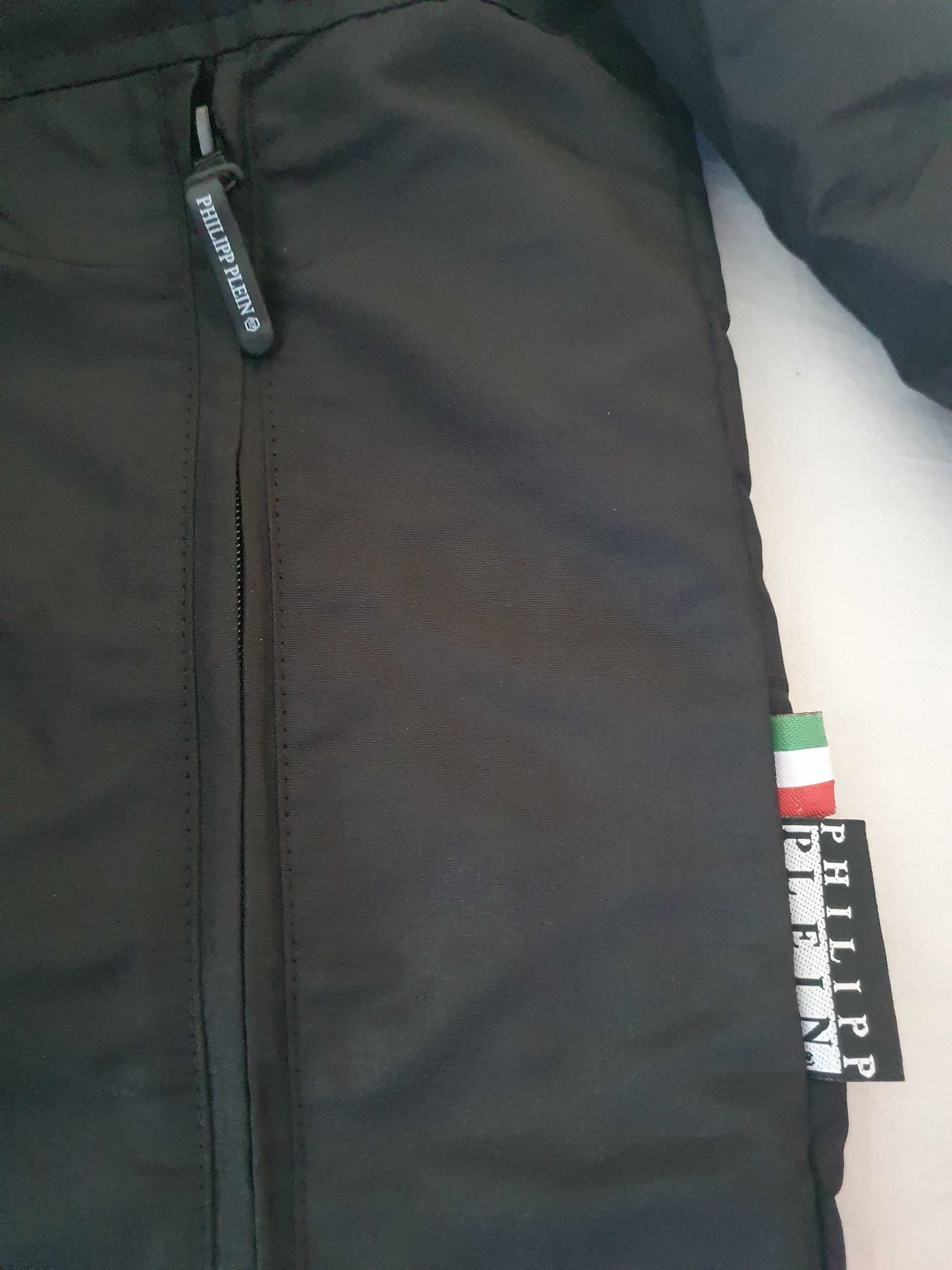 NOWA męska kurtka Philipp Plein przeciwdeszczowa PP wiatrówka L XL