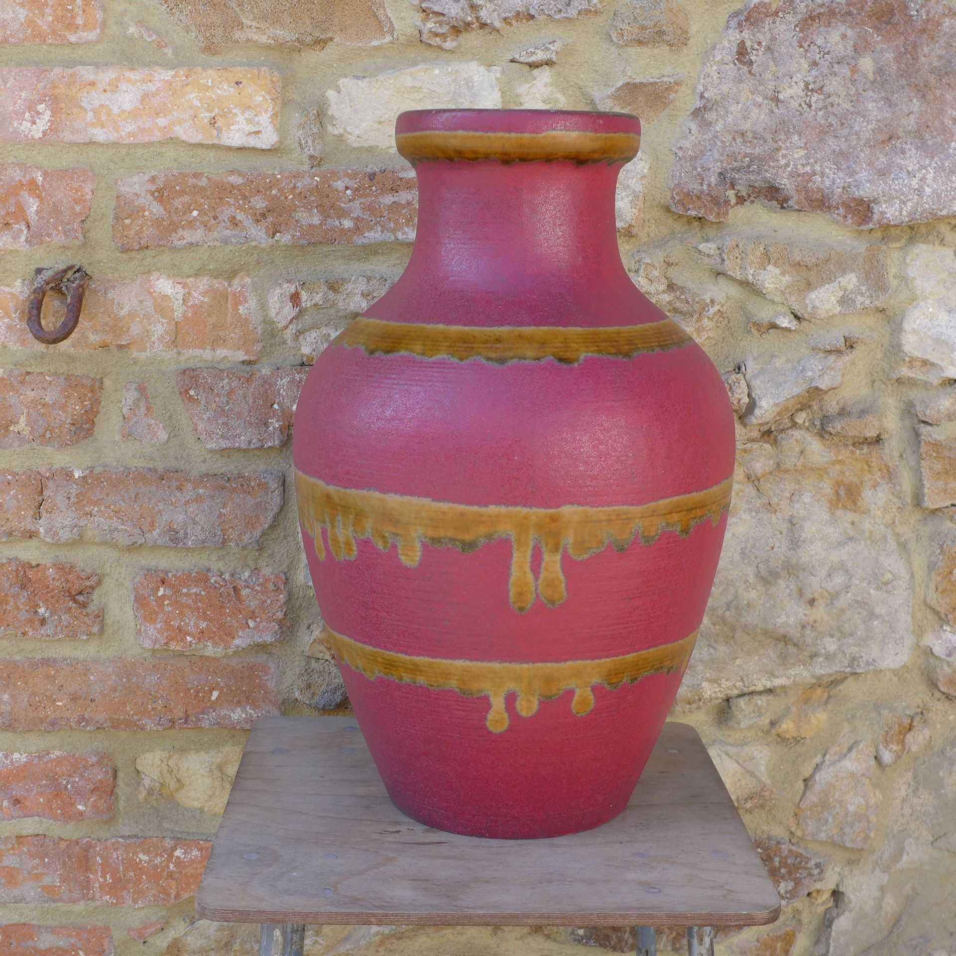 Fat Lava Duży Wazon ceramiczny Carstens Tönnieshof lata 70 Mid Century