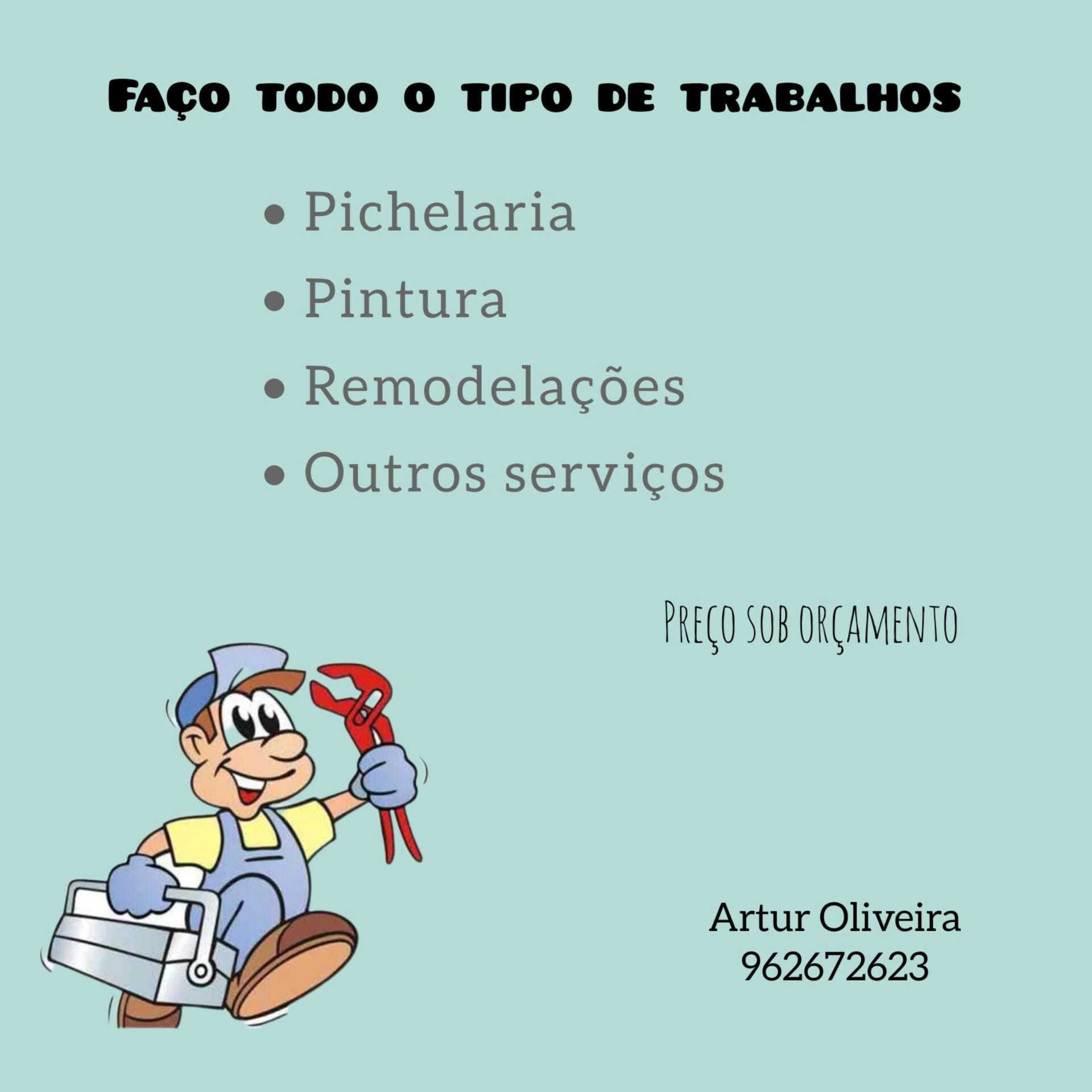 Serviços pichelaria ( canalização) ,  pintura e outros.. serviços