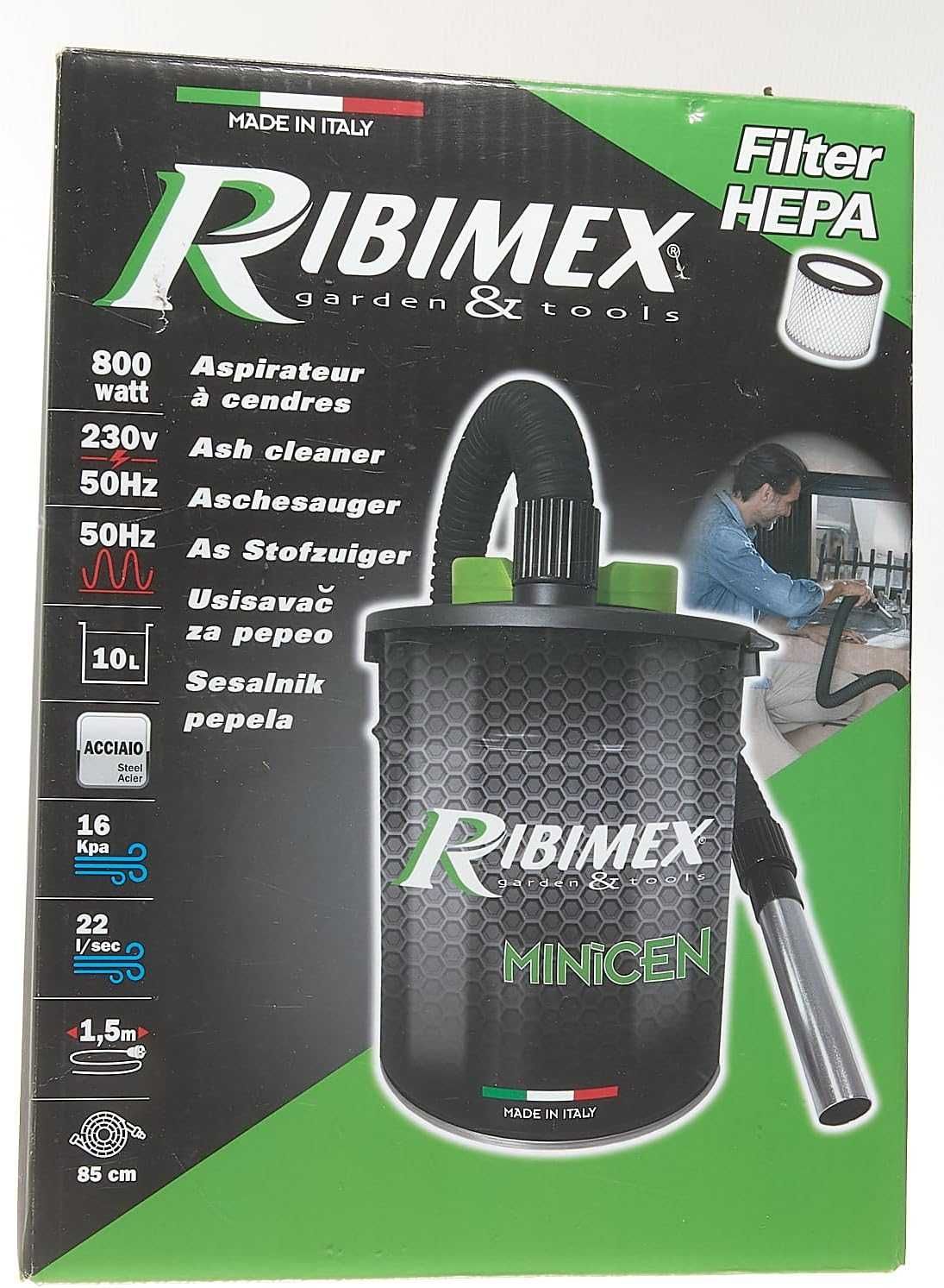 Пилосос для золи попелу RIBIMEX MINICEN PRCEN011