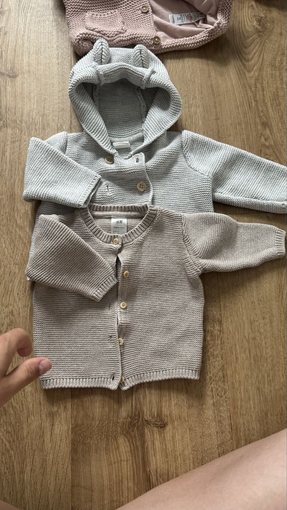Zestaw 5 sweterkow 0-3 miesiace H&M George