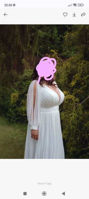 Suknia ślubna plus size