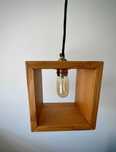 Lampa lampka loft industrialna drewniana handmade