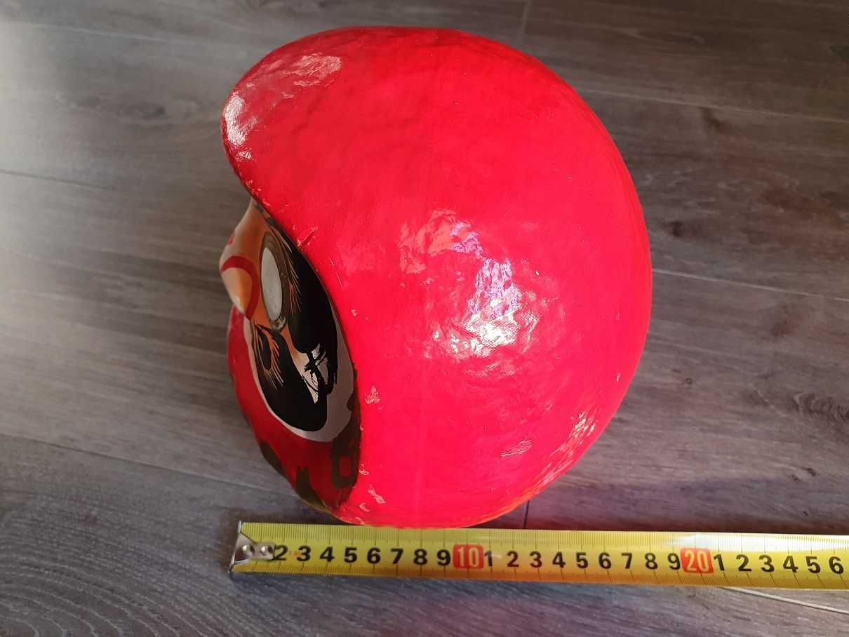 Daruma 20cm japońska głowa talizman szczęścia dekoracja ozdoba Azja