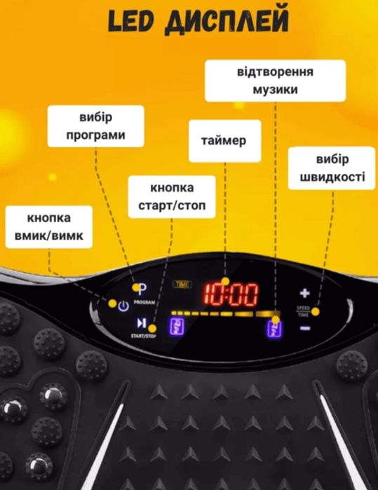 Віброплатформа для занять фітнесом та зниження ваги , лімфодренаж