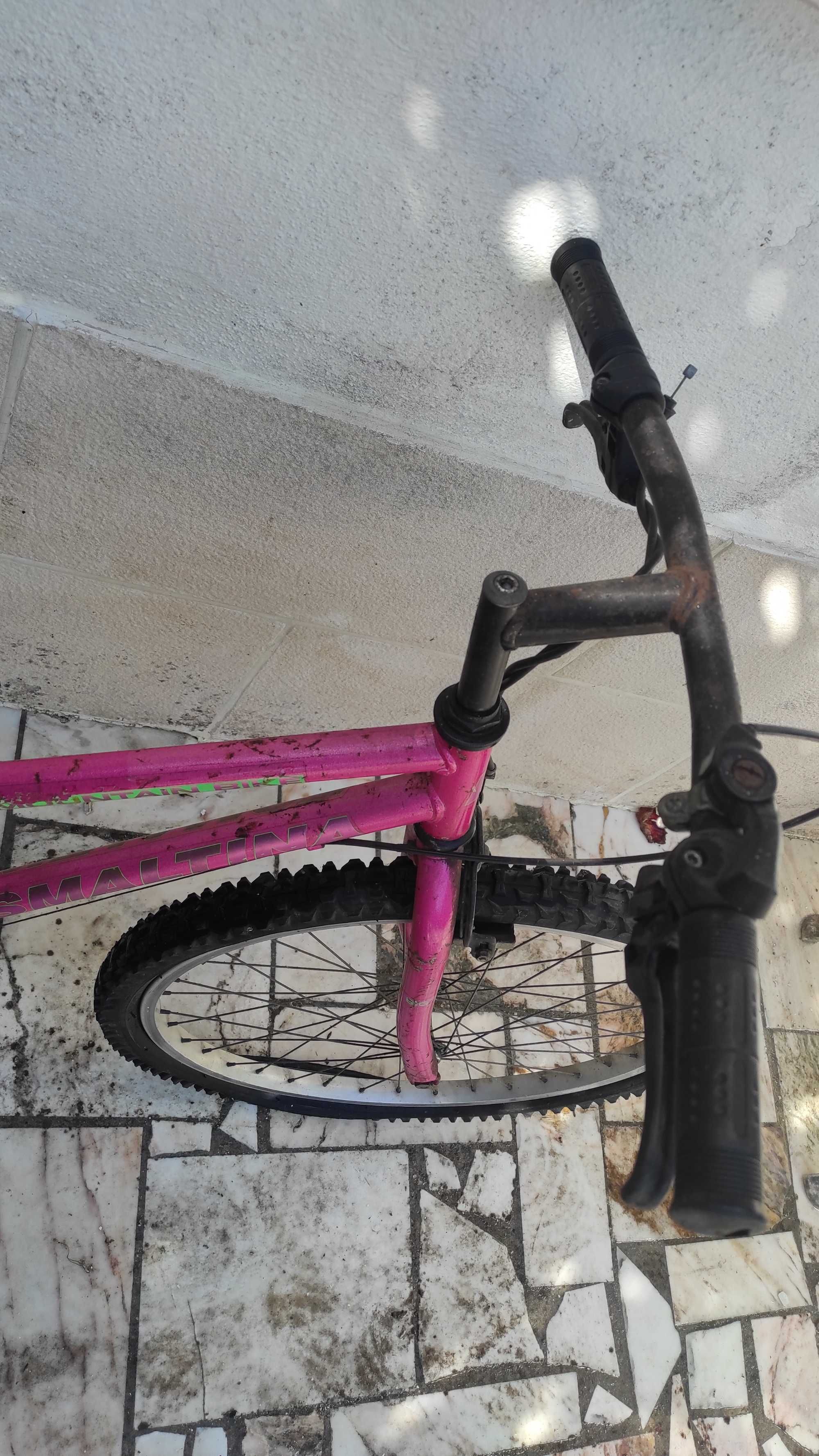 Bicicleta esmaltina - Senhora - usada
