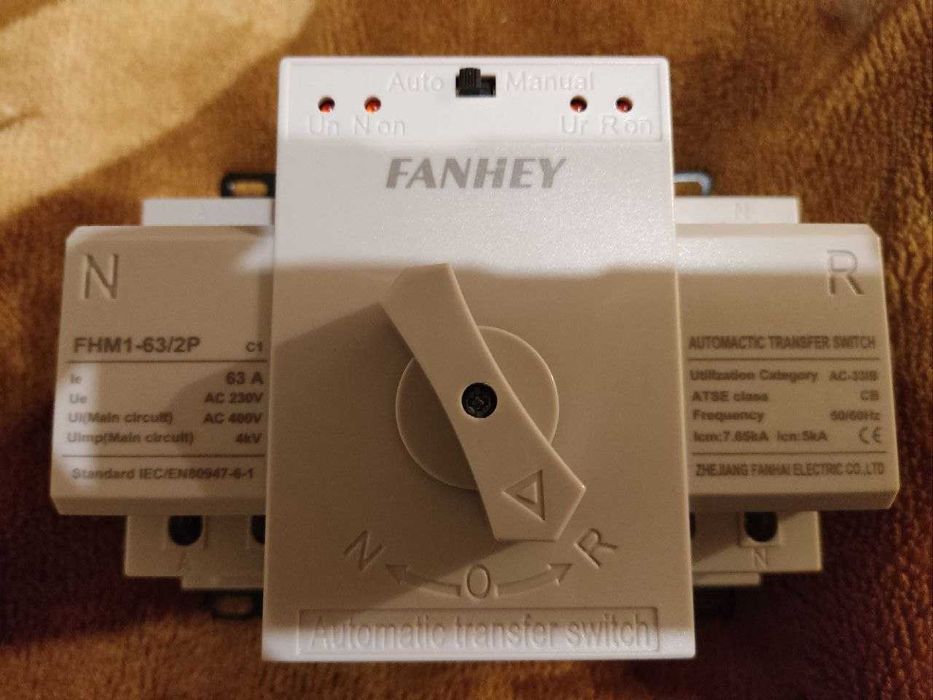 Автоматический переключатель 2P автомат ввода резерва 63А