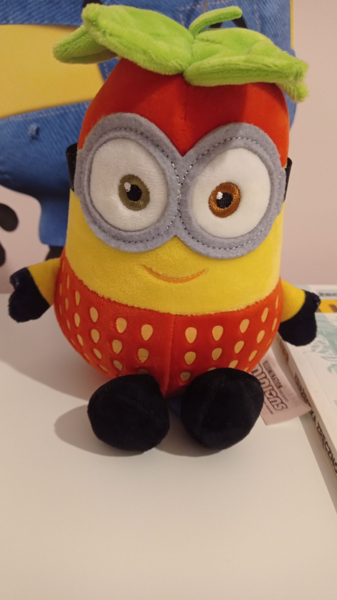 Minionki książeczka zręcznościowa do składania + maskotka