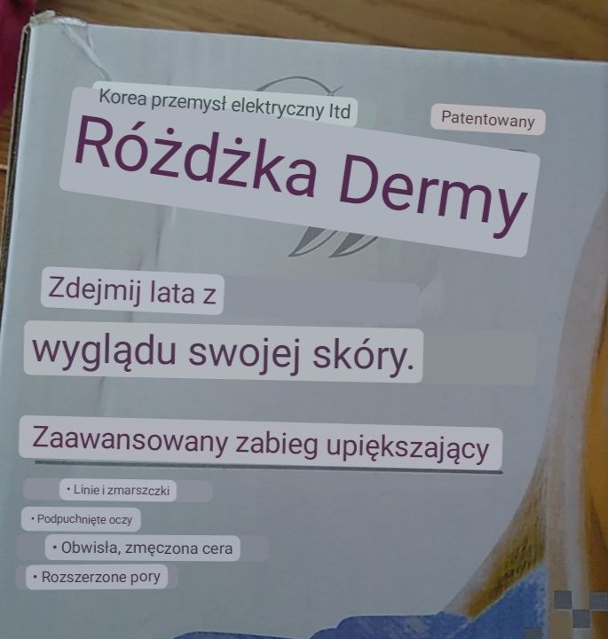 Urządzenie do usuwania zmarszczek. Nowe