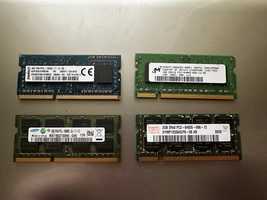 Оперативная память для ноутбука. DDR3 / DDR2