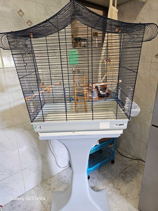 Gaiola  de casa com pé