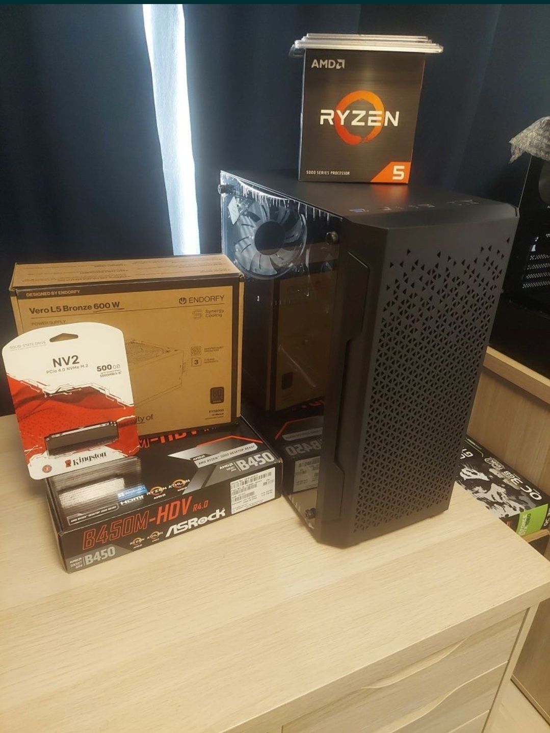 Nowy PC | Ryzen 5 5600X | RTX 3600 TI | SSD M.2 512 GB | 16 GB  RAM
