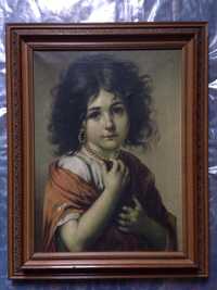 Картина «Девочка с жемчужным ожерельем»