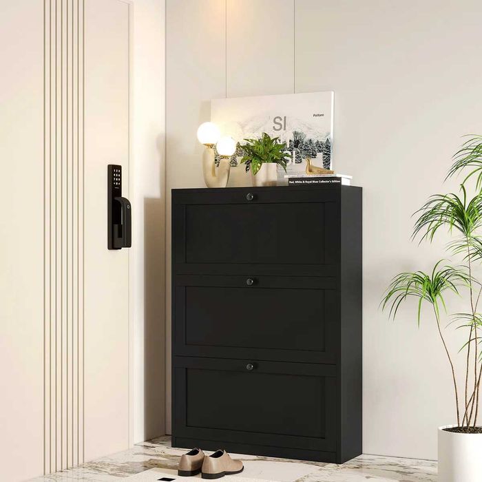 Nowa szafka na buty / uchylna / 3 poziomy / szuflady / półka / W119!