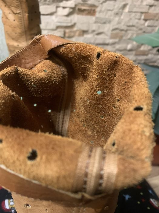 Сапоги женские, казаки. Кожаные.