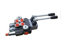 Rozdzielacz hydrauliczny dwusekcyjny z zatrzaskiem 40l/min