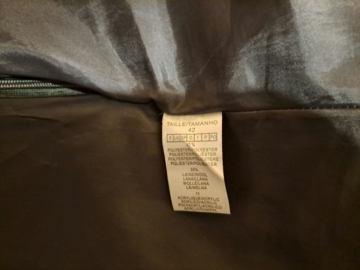 Krótka szara plisowana spódniczka mini
