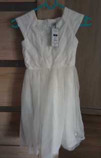 Sukienka Cool club 116 cm biała NOWA