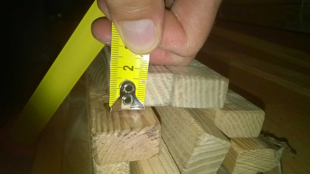 Listewki 60 cm na płotek ( 72 szt )
