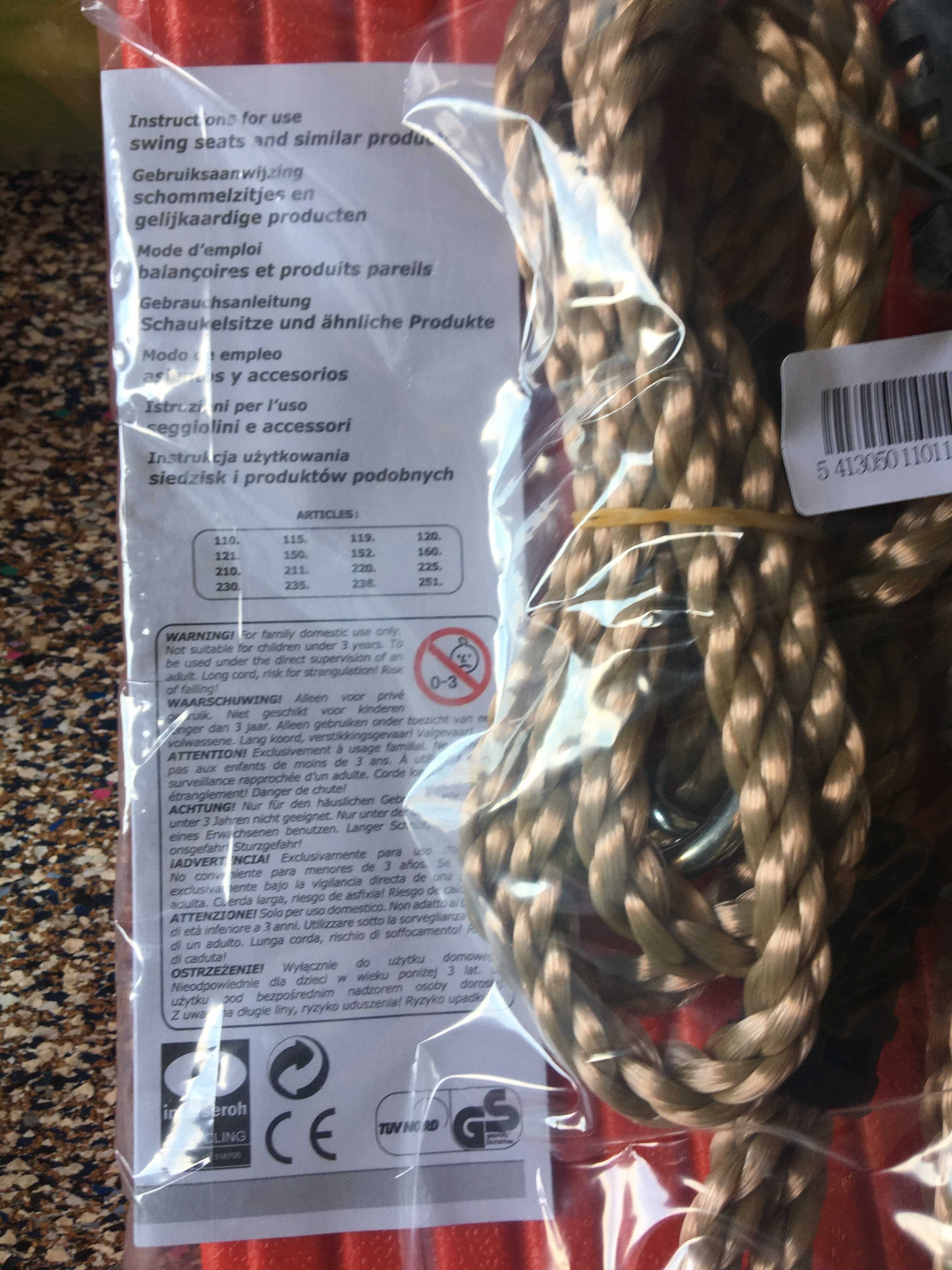 Assentos para baloiço em fibra- NOVOS