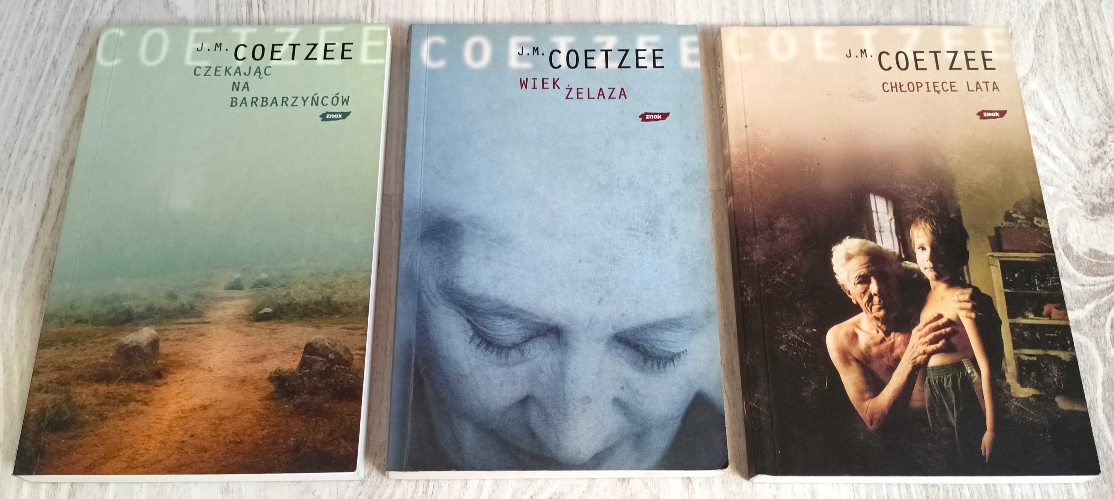 J. M. Coetzee Wiek żelaza + Czekając na barbarzyńców + Chłopięce lata