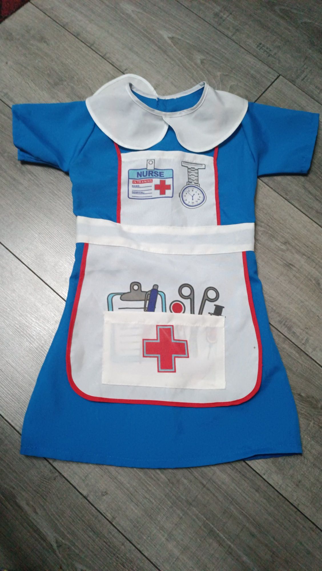 Маскарадный костюм халат  медсестры рубашка ветеренара
