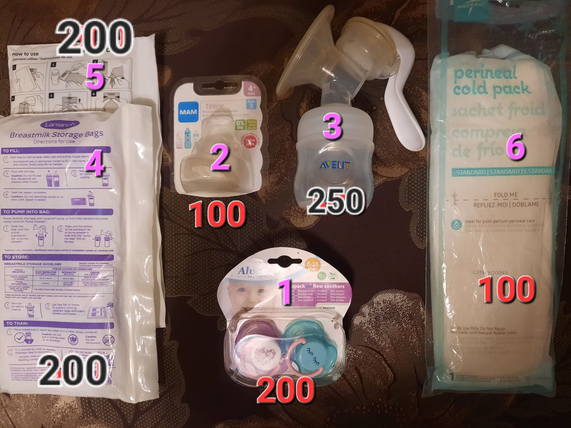Соски силикон молокоотсос Avent пакеты для грудного молока cold pack