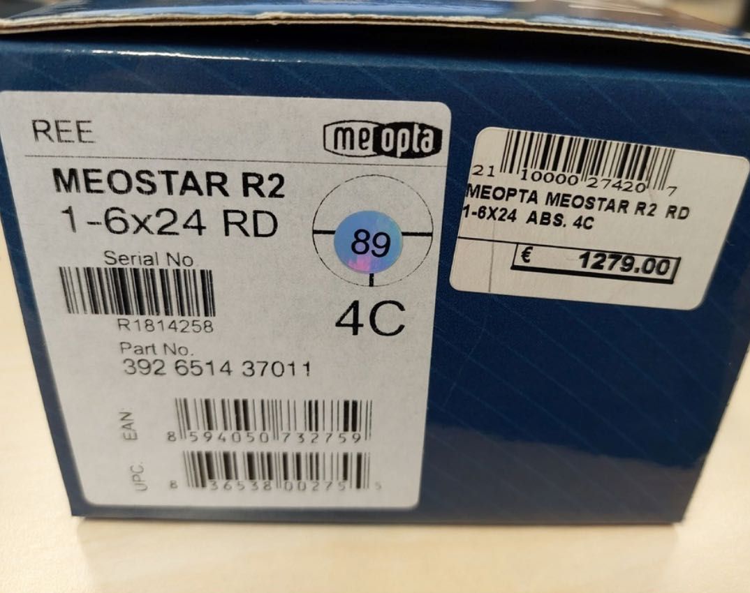 Meopta MeoStar R2 1-6x24 RD. 4C