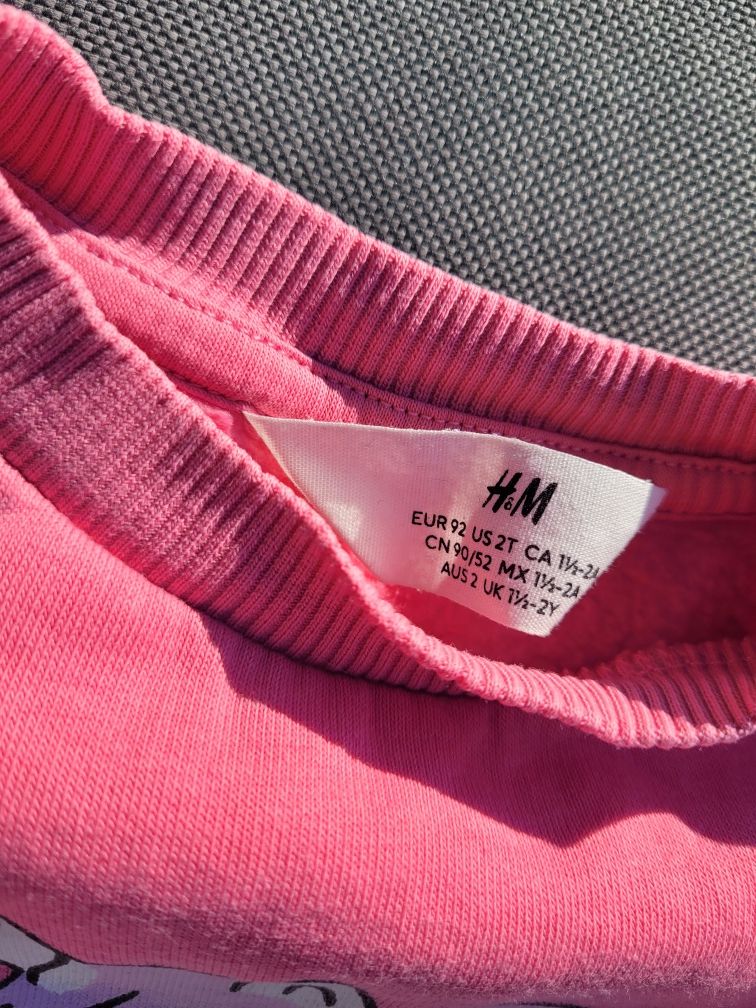 Bluza z jednorożcem 92 H&M