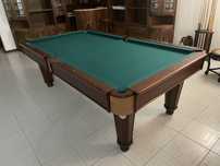 Mesa de Snooker Clássica – Madeira Maciça – Completa com Acessórios