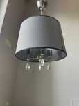 Lampa z kryształkami