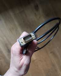 Kabel USB C na VGA nowy czarny 1.8m