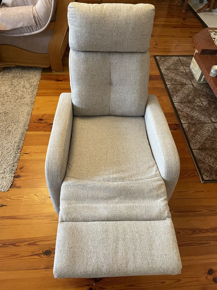 Fotel relax m-ki Gerona koloru szarego