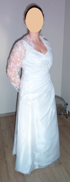 Suknia ślubna na 165 cm wzrostu, rozmiar 40/42