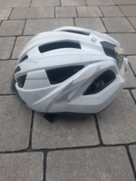 Kask rowerowy biały