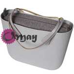 organizer OBAG STANDARD szary jodełka elegancka 2 kieszenie wkład OMAY