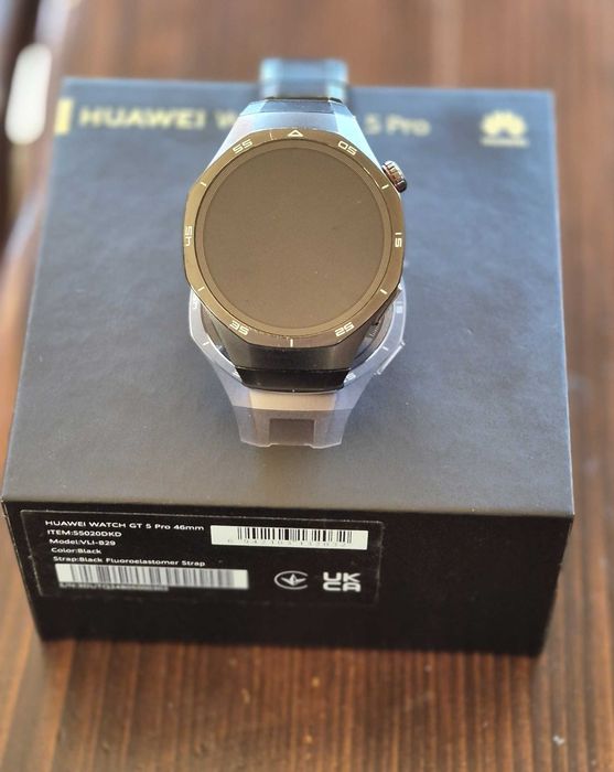 Смарт часы Huawei watch GT 5 Pro Black 46mm UA