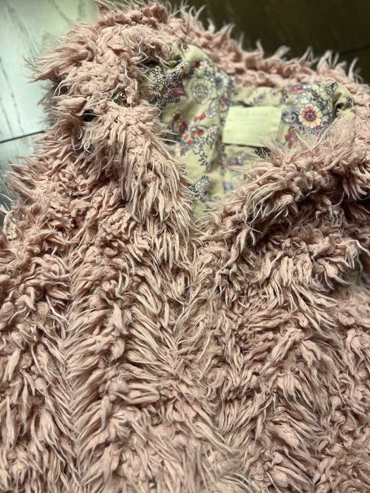 Cieplutka kamizelka dziewczęca bezrękawnik Zara 146 152